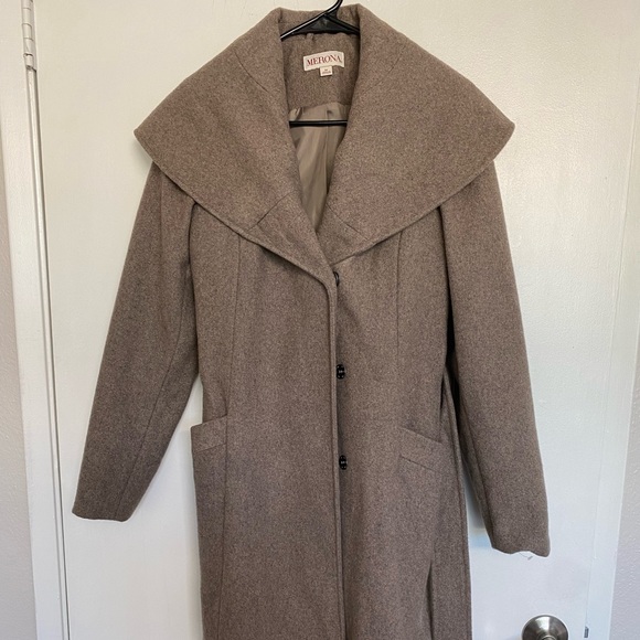 Merona Women's Wool Coat Size Medium - Picture 2 of 8